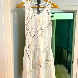 Knee length unique summer dress